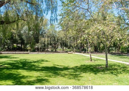 Old Poway Park And Village With Poway Midland Railroad, Poway, California, Usa