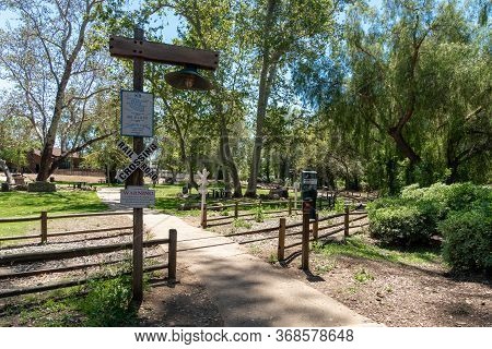 Old Poway Park And Village, Poway, California. Usa April 18th, 2020