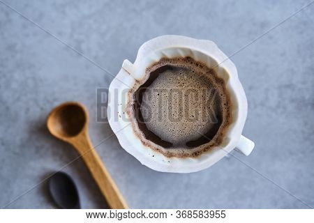 Making Pour-over Coffee With A Hario V60 Dripper