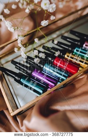 Ekkobeauty Eyebrow Henna, Set Of Different Colors.