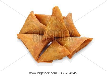 Samosa ,isolated Samosa On White Background,indian Food