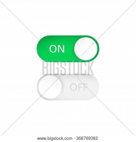 On Off Toggle Switch Vector & Photo (Free Trial) | Bigstock