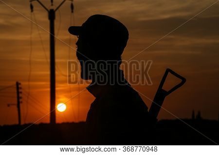 Silhouette Photo Of Fighters In Syria After The Battle With Isis Ended