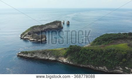 The Beautiful Islands Of The Island Of Nusa Penida. Close To Atuh Beach. Indonesia.