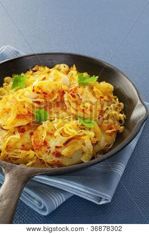 Potatis stekt med lök Pommes De Terre Lyonnaise