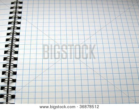 Blank notebook page