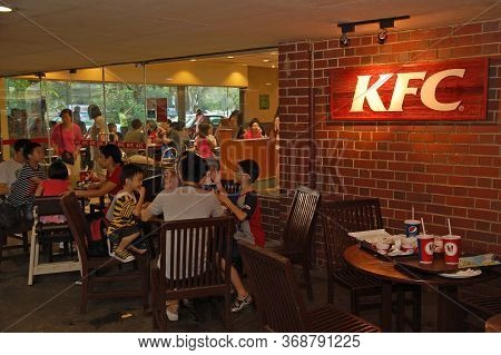 Mandai, Sg - Apr 6 - Kfc Restaurant Facade On April 6, 2012 In Mandai, Singapore.