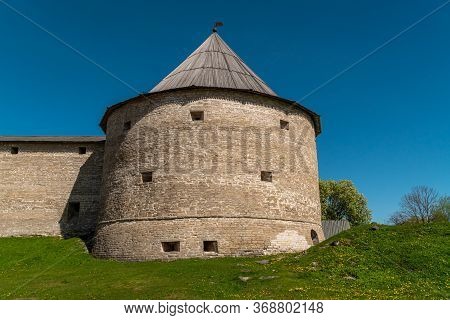 Ancient Historical Old Ladoga Fortress In The Village Of Staraya Ladoga, Volkhovsky District.