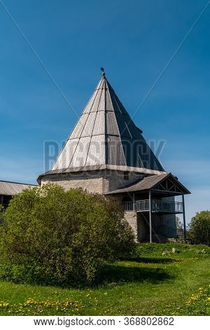 Ancient Historical Old Ladoga Fortress In The Village Of Staraya Ladoga, Volkhovsky District.