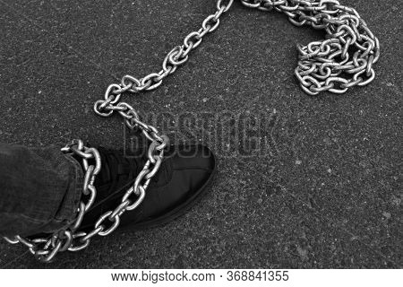 Victim's Chain, Slavery, Cruelty, Violence, Domestic Violence, Labor Slavery, Luxury Of Freedom