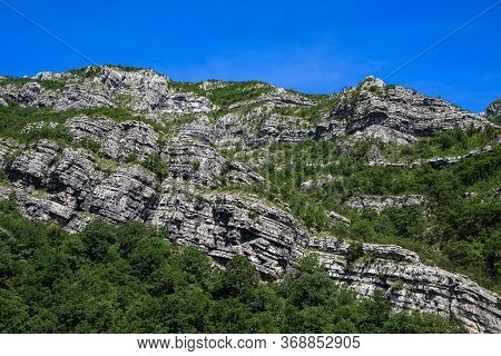 Dinaric Alps Or Dinarides Mountain Range In Bosnia And Herzegovina, Along The River Neretva
