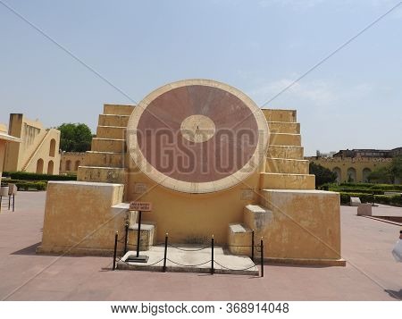 Stairs Leading To The Top Of Samrat Yantra, Largest Sundial In The World At The Jantar Mantar, Delhi