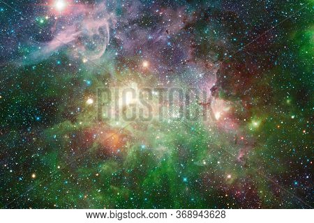 Starfield. Cosmos Art. Elements Of This Image Furnished By Nasa.