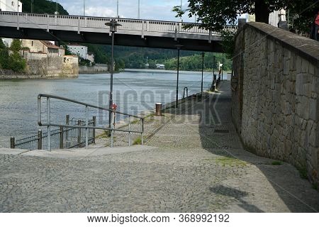 Bollards Are Ideal For Mooring Ships, Photographed On The Port