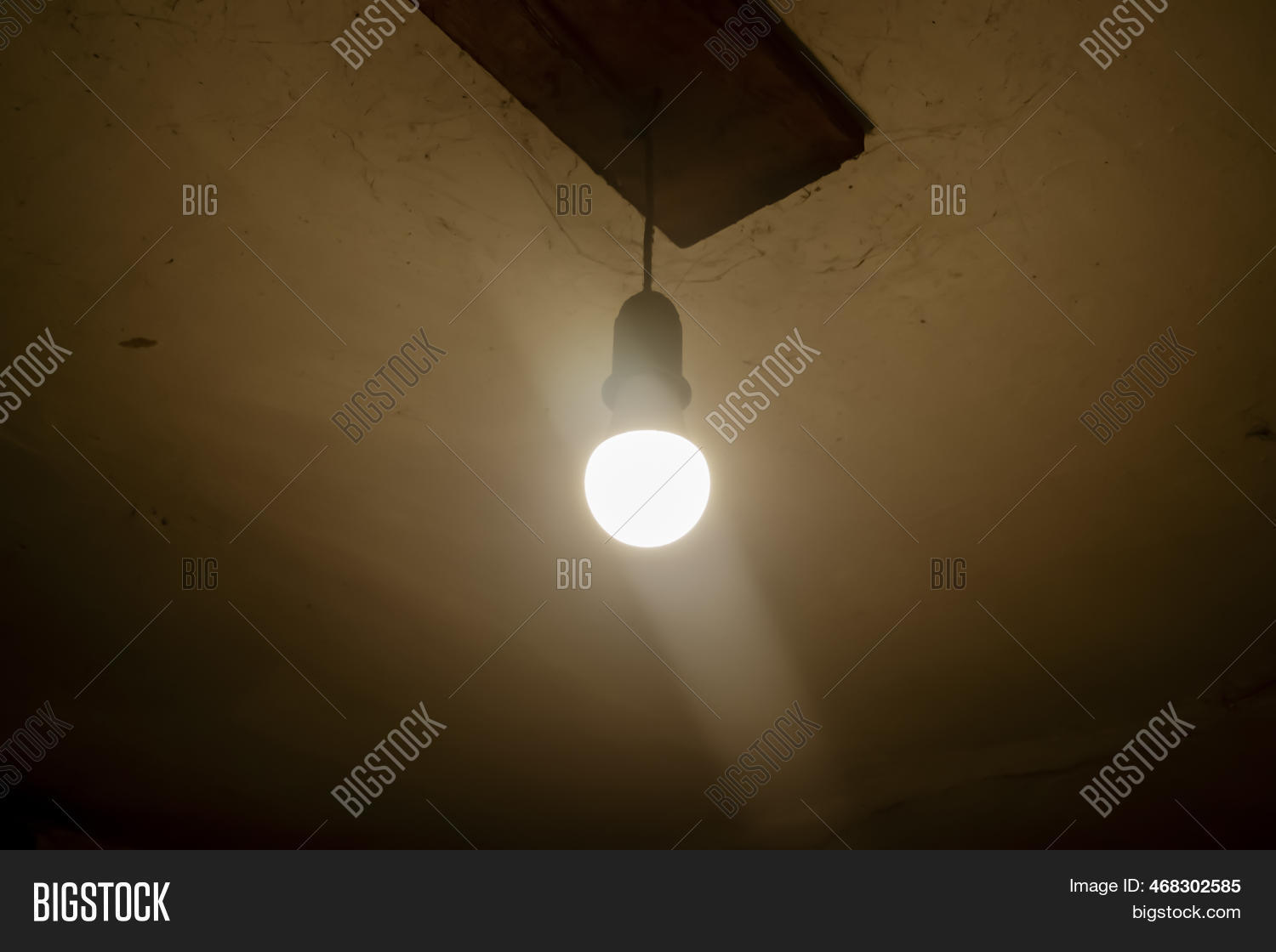 Dark Room, Light Bulb Image & Photo (Free Trial) Bigstock