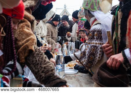 Malanka Or Generous Evening Is Ukrainian National And Church Holiday