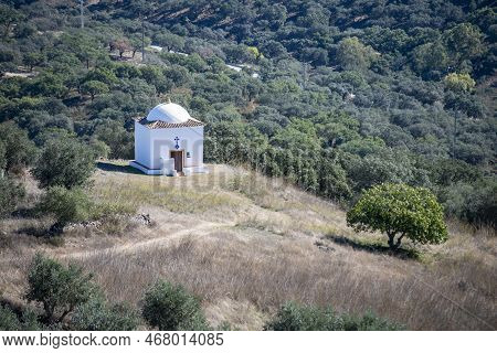 The Ermida De Santa Margarida At The Village Of Evoramonte In Alentejo In Portugal.  Portugal, Evora