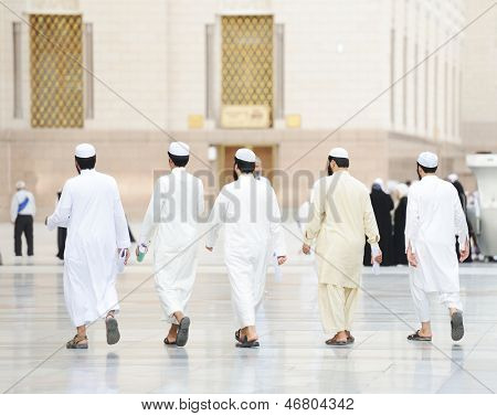 Population musulmane en visitant les lieux saints