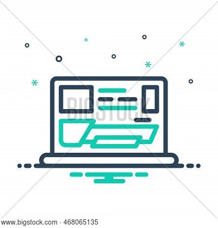 Mix Icon For Headlines Title Firstname Lead-story Story Paper Massage Print Newsprint