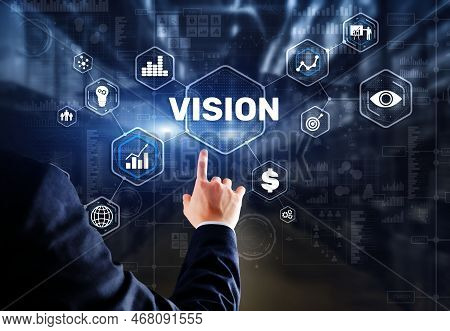 Vision Direction Future Business Inspiration Motivation Concept