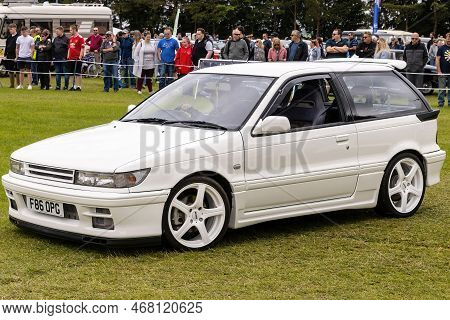 Bath, Uk, June 19, 2022: A 1988 Mitsubishi Colt Gti, Reg No: F86 Opg At The Bath Festival Of Motorin