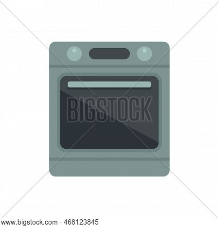 Electric Convection Oven Icon Flat Vector. Kitchen Stove. Gas Convection Oven Isolated