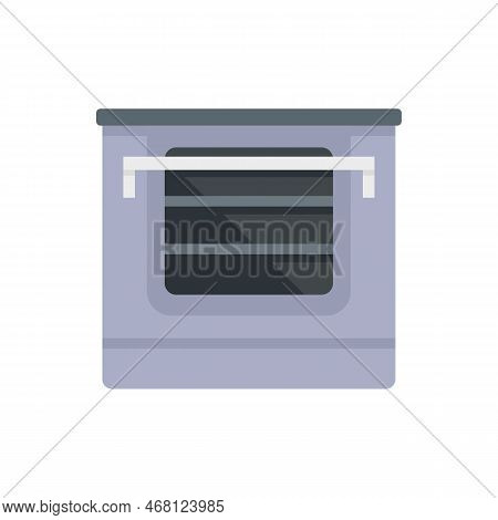 Temperature Convection Oven Icon Flat Vector. Electric Kitchen Stove. Cooker Convection Oven Isolate