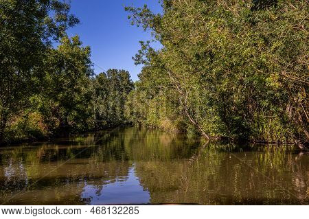 Boat Trip On An Inner Canal In The Marais Poitevin