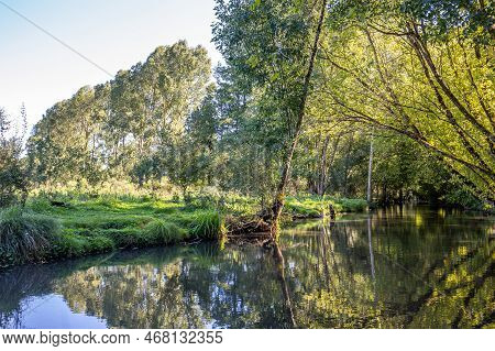 Boat Trip On An Inner Canal In The Marais Poitevin
