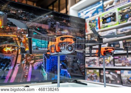 Autel Evo Lite Plus And Autel Evo Nano Drones On Display In Store. Minsk, Belarus, 2022