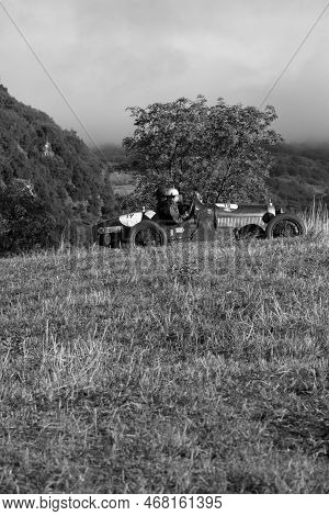 Bugatti T37 1926 In Coppa Nuvolari Old Racing Car