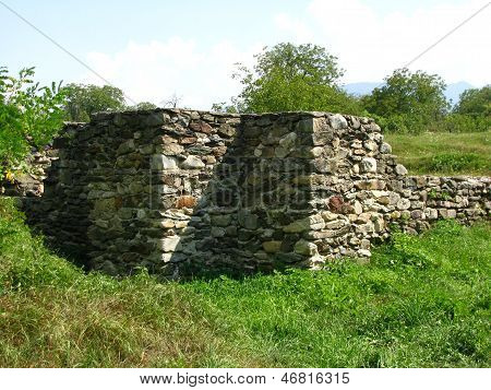 Ancient Ruins from Colonia Ulpia Traiana Augusta Dacica Sarmizegetusa in Romania