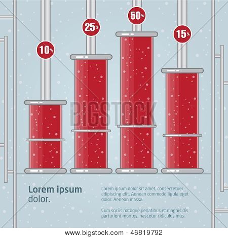 Diagram. Vector Illustration For Your Business Presentation.