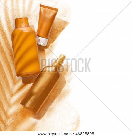 Solcreme containere