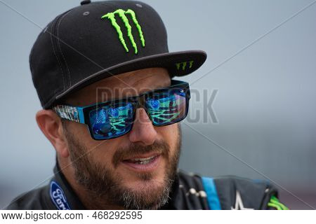 Ken Block American Professional Rally Driver During The Red Bull Grc