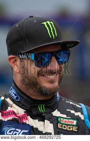 Ken Block American Professional Rally Driver During The Red Bull Grc