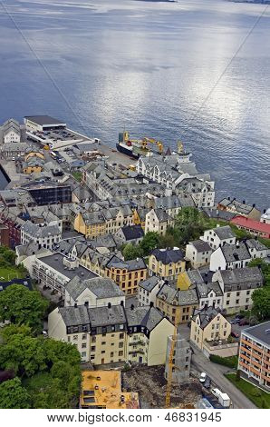Alesund from above