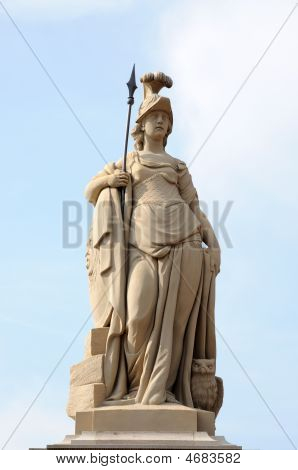 Estátua em Heidelberg, Alemanha