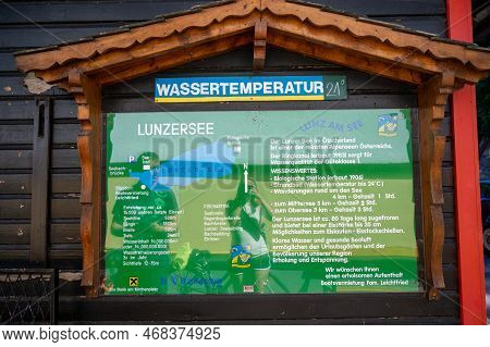 Lunz Am See, Austria - July 06 2022: Lunz Am See Is A Municipality In The District Of Scheibbs, Lowe