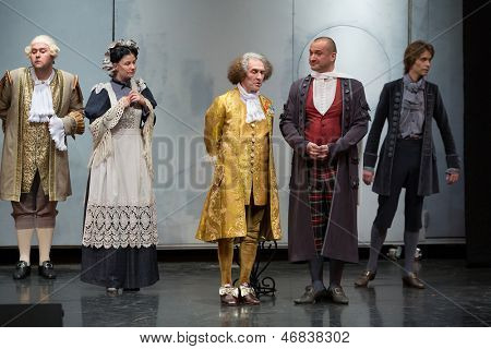Moscou - 18 OCT: Répétition publique de l'île au trésor musical dans le Concert Hall Izmailovo sur Octo