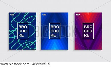 Minimal Covers Design. Colorful Halftone Gradients. Future Geometric Patterns.