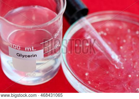 Glycerin In A Bottle, Chemical Ingredient In Beauty Product, Skin Care Products