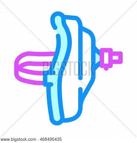 Breathing Barrier First Aid Color Icon Vector. Breathing Barrier First Aid Sign. Isolated Symbol Ill