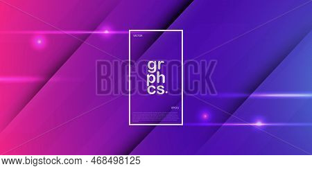 Modern Premium Geometric Dark Purple Violet Background Design Template. Shadow And Lights Compotitio