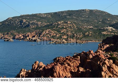 The Coast Of Cala Rossa From Punta Canneddi