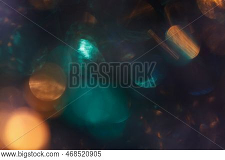 Blurred Background, Abstraction Of A Night Holiday, Party, Multi Colored Lights, Beauty City Life