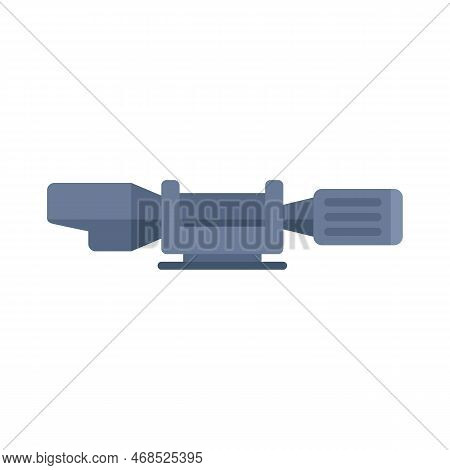 Gun Scope Icon Flat Vector. Rifle Sight. Cross Telescope Isolated