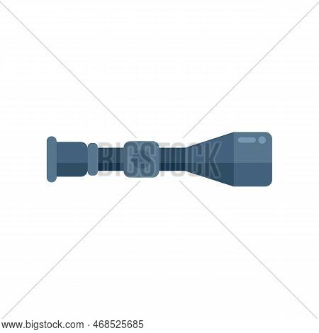 Modern Shot Scope Icon Flat Vector. Rifle Sight. Target Cross Isolated