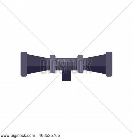 Modern Sight Icon Flat Vector. Rifle Gun. Sniper Military Isolated