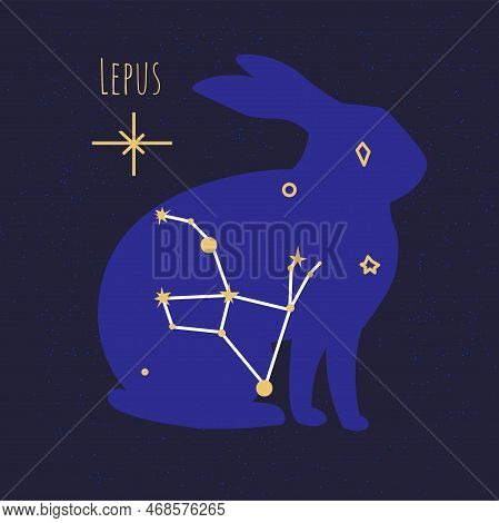 Constellation Of Lepus, Star Forming Rabbit Shape